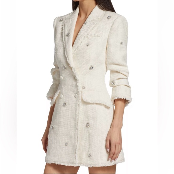 $695 Cinq à Sept Joel Embellished Blazer Dress - Picture 4 of 16